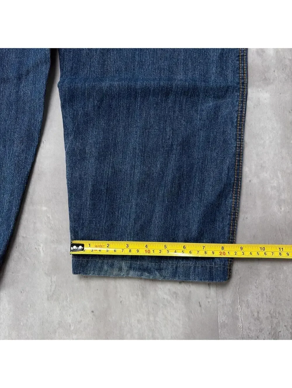 Y2K Dark Wash Rocawear Grunge Baggy Carpenter Denim Jeans